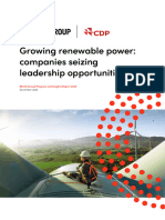 RE100 Growing Renewable Power 2020 Annual Report