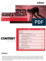 Adidas (SEA Environment), Environmental Good Practice Guide Toolkit (EGPG), (2019) (99 Slides