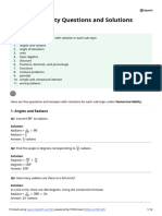 Numerical Ability Questions and Solutions