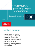 Lecture 9 - Quality Management