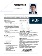 Marbella Resume