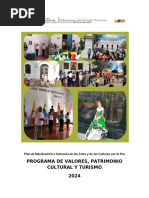 Programa de Valores Patrimonio y Turismo