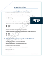 Social Pharmacy Sample Qustion Paper Noteskarts