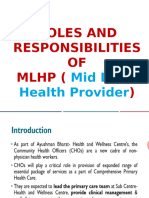 MLHP - Roles and Responsibilities