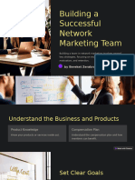 Building A Successful Network Marketing Team