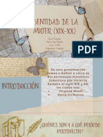 Identidad de La Mujer (Siglos XIX - XX)