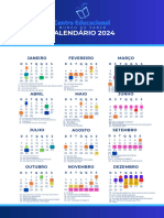 Calendário Fundamental II 2024