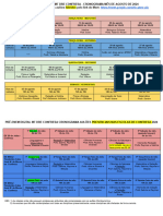 Agosto - Cronograma Pré-Enem