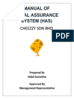 Halal Assurance Management System Manual C01 G2