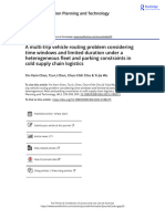 RP01 - A Multi-Trip Vehicle Routing Problem Considering Time Windows and Limited Duration Under A Heterogeneous Fleet and Parking Constraints in Cold Supply