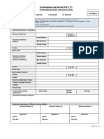 Customer Creation Form