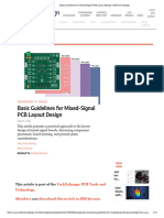 Basic Guidelines For Mixed-Signal PCB Layout Design - Electronic Design