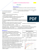 Transformations Rapides Et Transformations Lentes (Exercices)