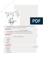 EXOs Corrigés Glucides QCM