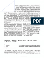 Controlled of Electrical by Fracture of Brittle Current-Bowden-1967