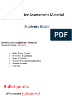 Summative Assessment Students Material