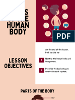 Parts of The Human Body (Presentation)