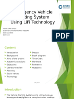 Emergency Vehicle Alerting System Using LiFi Technology