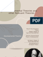 Developmental Theories and Other Relevant Theories