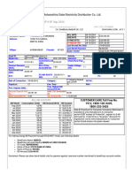 Harsool Electricity Bill Sep 2024