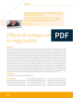 16 Effects of Storage Conditions On Egg Quality