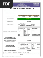 Avgrowth - Udyam Registration Certificate