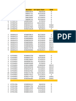 Maintenance History