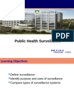 Public Health Surveilance