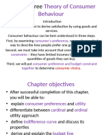 Chapter Three Theory of Consumer Behaviour