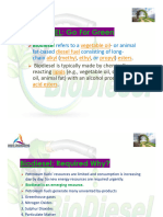 Introduction of Biodiesel