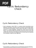 Cyclic Redundancy Check