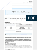 EaseMyTrip Flight E-Ticket For Flights