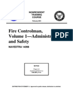 US Navy Course NAVEDTRA 14098 - Fire Control Man Volume 1-Administration and Safety