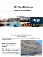 Properties of Discontinuities