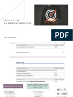 DP 1.3 Business Objectives