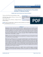 Applications of Precision Medicine in The Treatment of Psychiatric Disorders: A Literature Review