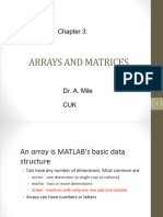 3.1 Arrays and Matrices