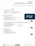 Thk2e BrE L0 End of Term Test Extension 3