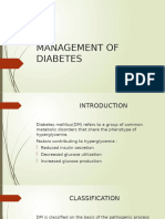 Management of Diabetes For Cataract Surgery