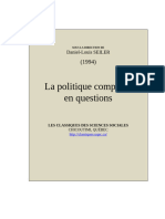 Politique Comparee en Question