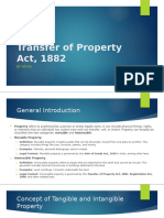 Transfer of Property Act, 1882