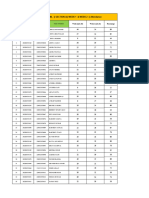 Section A - W1 - W2 - Attendance