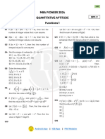 Algebra 09 - DPP 09 - MBA Pioneer 2024 Batch