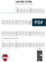 4 String Minor Chord