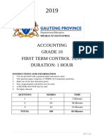 2019 Controlled Test QP GR 10 Term 1