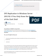 DFS Replication in Windows Server 2012 R2 - Powershell