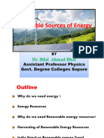 Renewable Sources of Energy