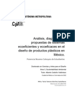 Análisis, Diagnóstico y Propuestas de Sistemas Ecoeficientes y Ecoeficaces en El Diseño de Productos Plásticos en México