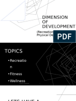 Dimension of Development (NSTP)