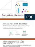 Non-Relational Databases (NoSQL)